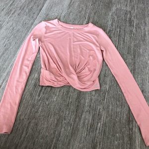 Blush Alo crop top